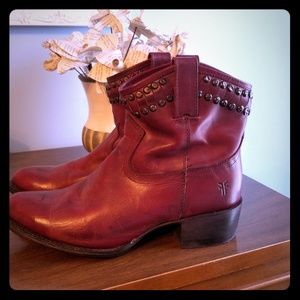 Frye Diana Cut Stud Ankle Boots